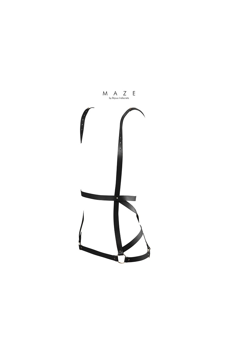 Robe harnais noire - Maze